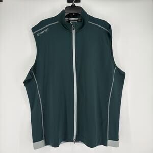 NEW Puma Golf Men's Peacoat Warm Vest Ponderosa Pine/Green Men's Size XXL